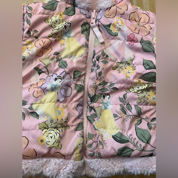 Used 2T Disney Princess Winter Jacket - Picture 6 of 8